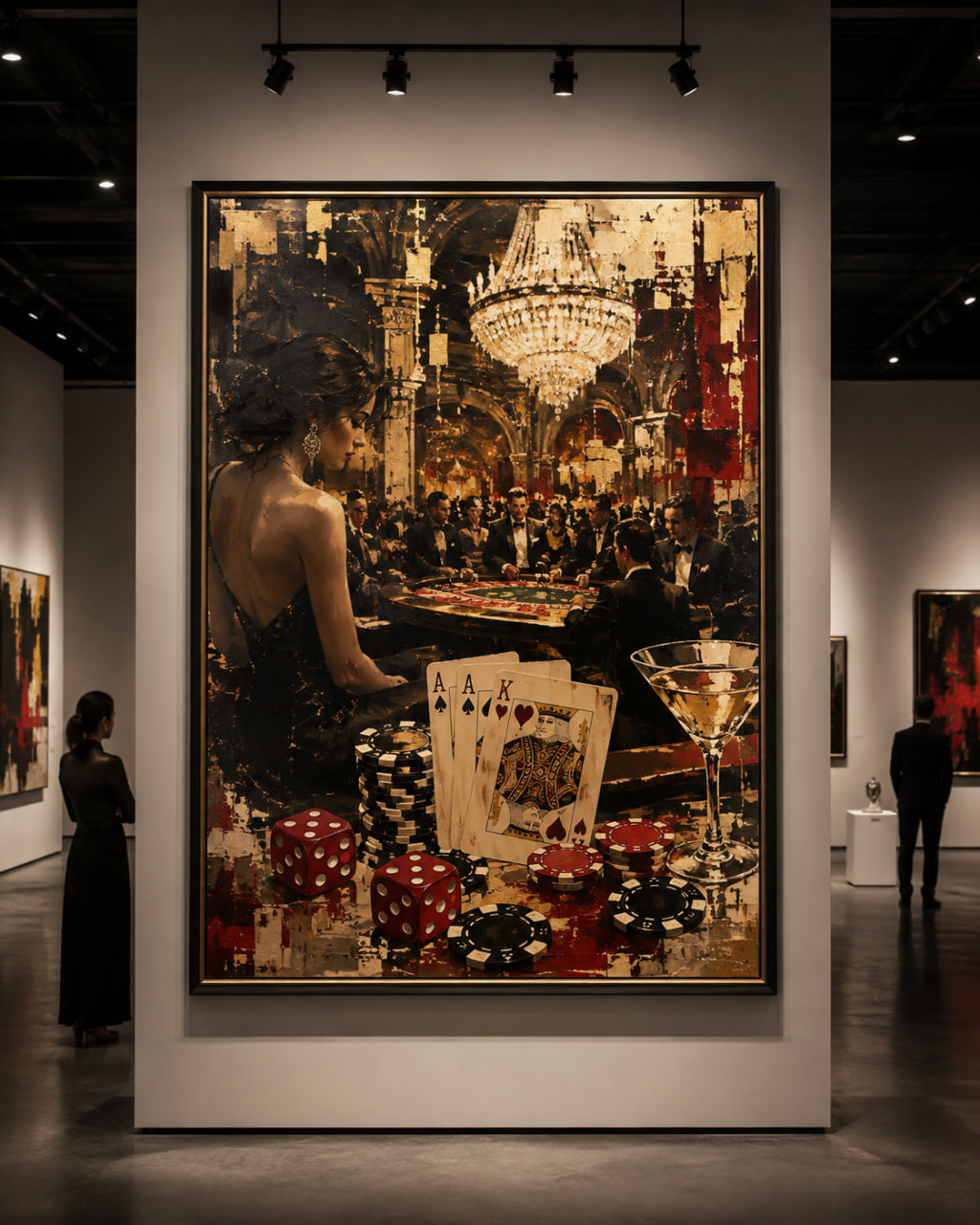 Original casino painting and gaming provider artwork